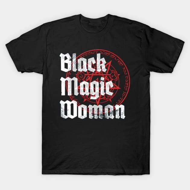 Black Magic Woman T-Shirt by ax3